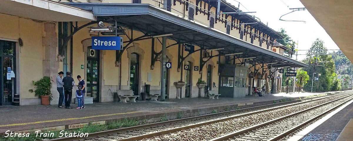 Stresa Reisebüro Maggioresee mit der Bahn